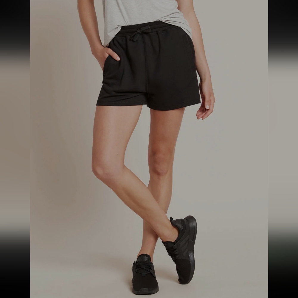 Boody Lightweight Sweat Short (NWT, Black, Size M)